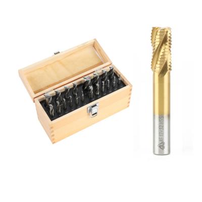 China Machinery Building Factory Direct Sales CNC Tool Mills 20 Pcs Hss End Mill Set Router Bit Sets for sale