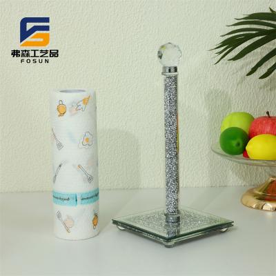 China Luxury Crystal Black Tissue Box Cheap Tissue Box Napkin Holder Tissue Box Holder Case Customized Logo Pcs Color Accept Eco for sale