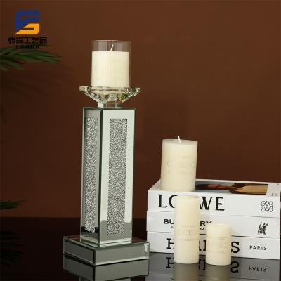 China Home Decoration Wedding 5 A.M. Crystal Candelabra Candle Holder 9 A.M. 7 Arms Crystal Candlestick Candelabra Weddings Centerpieces for sale