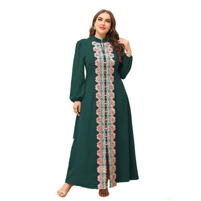 China Fashion Sustainable Maxi Dress Ladies Muslim Fancy Restore Ancient Ways Muslim Quake Dresses for sale