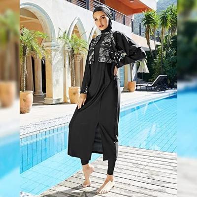 China 3 piece ladies muslim swimwear modern times split type split type islamic swimwear women islamic for sale