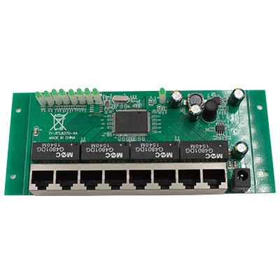 China Manufacturer 8 Ports 10/100/1000mbps Gigabit Ethernet Switch PCB Module Network Switch Panel Switch PCB HT-S1008GP Unmanaged for sale