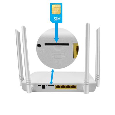 China ENTERPRISE wifi router radio with sim 4g router openwrt usb wifi router 4g sim slot sim with antenna for sale