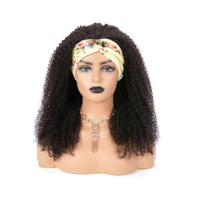 China Other 100 % Virgin Hair Pre Plucked Cuticle Aligned Headbands Wig For Black Women for sale