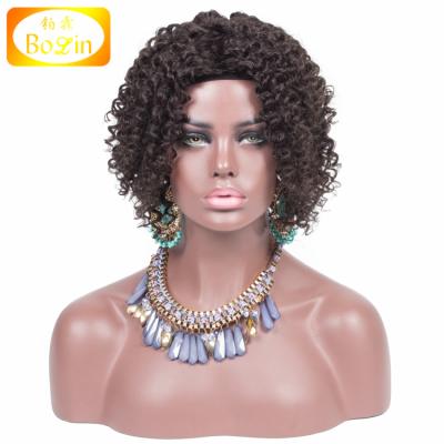 China Cheapest Mongolian Curly Curly Hair Afro Kinky Curly Wig High Density Short Afro Curly Wig for sale