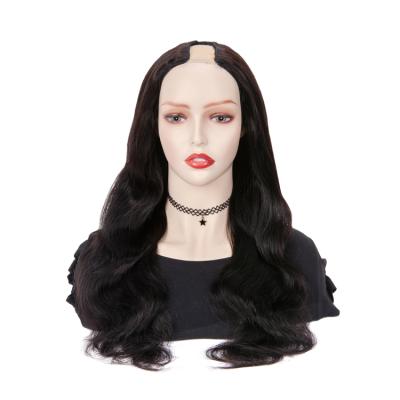 China Wholesale Machine Made Part Body Wave U Color Human Hair Natural Wig For Black Women for sale