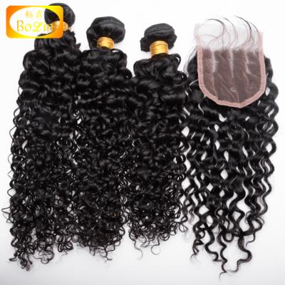 China Deep Curly Free Weave Hair Bundles Extension Brazilian Deep Curly Virgin Hair Brazilian Hair for sale