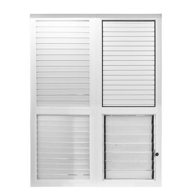 China 2021 Factory Price Custom Casement Upvc Shutter Basement Smart Good Quality Window for sale