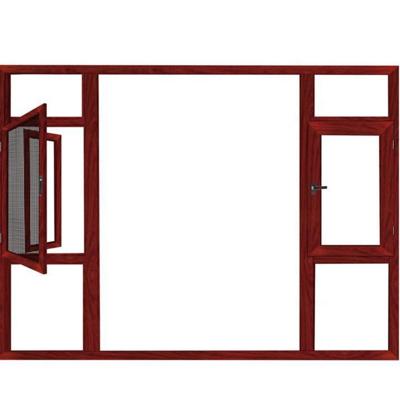 China Double Glazed Aluminium Sliding Windows Folding aluminum frame casement window for sale