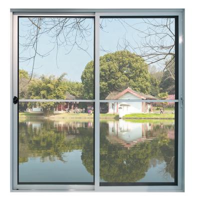 China Factory supply Thailand style aluminium alloy sliding windows for sale