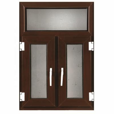 China High class series storm UPVC profile PVC window and doors tempered glass sliding windows with screen for sale