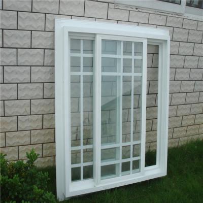 China U-PVC window doors sliding casement PVC double glazed soundproof windows Kitchen window customized for sale