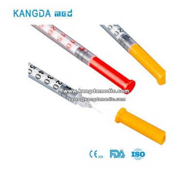 China No Dead Space Body To Avoid Waste Insulin Factory Direct Selling Disposable Insulin Syringe Needle For Health Care Industry for sale