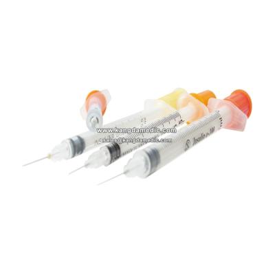 China No Dead Space Body To Avoid Waste Insulin Manufacturer Direct Supply Insulin Syringe 100IU Safety Disposable Insulin Syringe 1ml With 31G 6mm Needle for sale