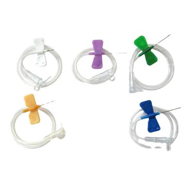 China Transfusion Butterfly Infusion Set Needle Scalp Vein Set Intravenous Needle for sale