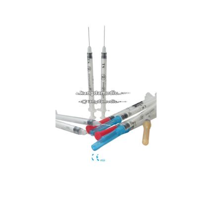 China Automatic Disable Medical Sterile Hypodermic Disposable Vaccine Syringe Sterilized Syringe With Needle for sale