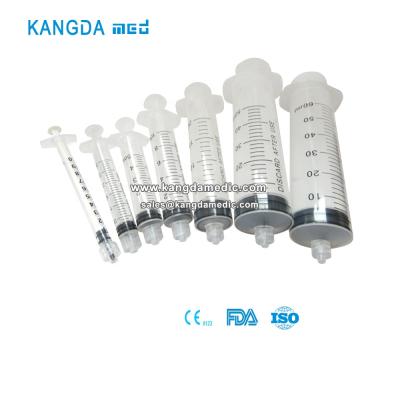 China Disposable pp PE stainless steel maker supply syringe with hypodermic needle luer slip luer lock for sale