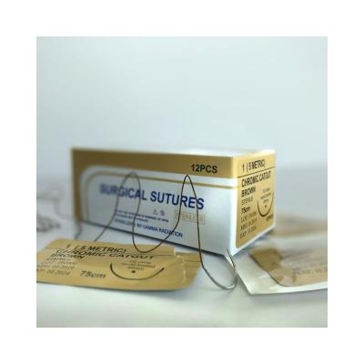 China Surgical Plain Direct Chromic Absorbable Surgical Casing Sutures Factory Supply Surgical Sewing Sutures for sale