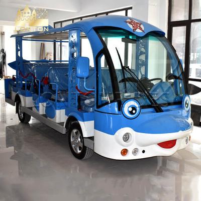 China ALLOY Cheap Gasoline Sightseeing Sightseeing Bus Sightseeing Cars For Sale for sale