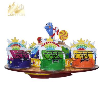 China Amusement Machine Family Amusement Park Games Machine Rides Crazy Ballerina Turntable Dancing Rides On Sale for sale