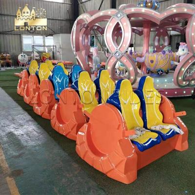 China Amusement Machine Amusement Park Products Kids Games Machine 20 Seats Snail Spinning Mini Roller Coaster for sale