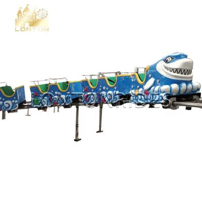 China Amusement Machine Amusement Equipment Roller Coaster Ride Shark Roller Coaster For Sale for sale