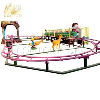 China Electric Worm Dragon Mini Roller Coaster Wacky Sliding Amusement Machine for sale