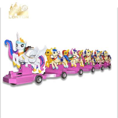 China Electric Family Fairy Train Mini ALLOY Amusement Ride Knight Train Ride For Sale for sale