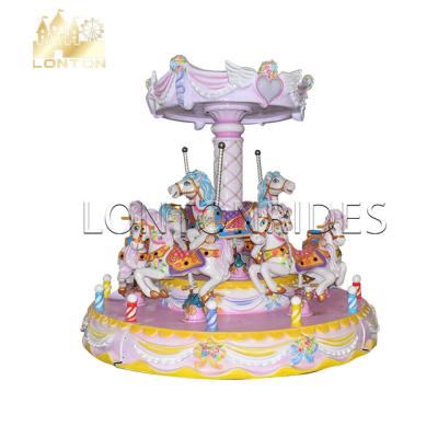 China Happy Indoor Children Playground Rides Small Carousel Ride For Sale for sale