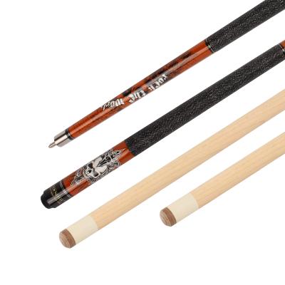 China 1011 lower price high quality common maple snooker and pool cue wood 1011 billiard cue 1/2 for sale