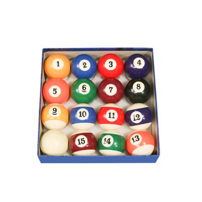 China Billiard table billiard ball set HTY-525M1A Cyclops billiard ball full set 16pcs pool ball for billiard table for sale