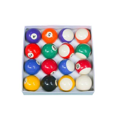 China Billiard Table Billiard Ball Set HTY-38M1A Wholesale Low Price 8 Ball Set Mini Snooker Pool Billiard Balls 38mm for sale