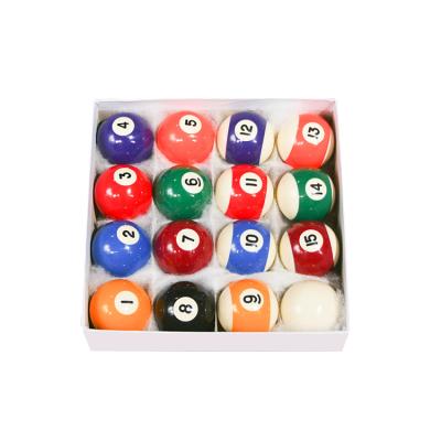 China Billiard Table Snooker Ball Set HTY-508M1A Fast Delivery 50.8mm Game 8 Ball Pool Full Set of 2 Inch Snooker Balls for sale