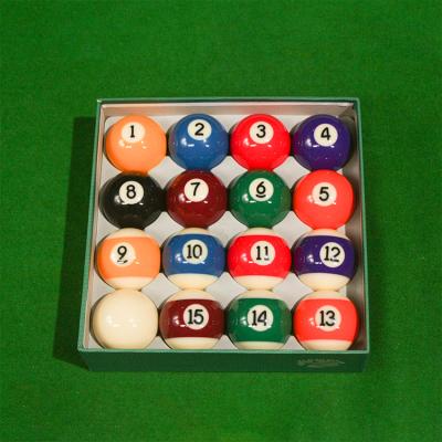 China Billiard table billiard ball set American pool ball maker Tournament Ball Billiard ball set HTY-525M3A for sale