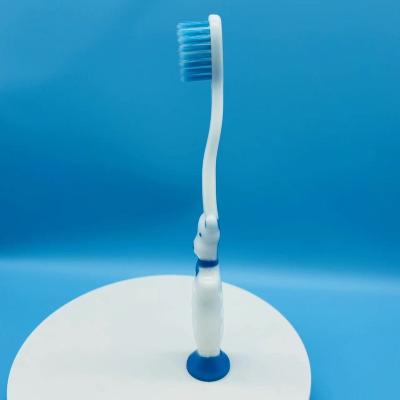 China Dog Style Durable Dog Style Nylon Toothbrush Nylon Dog Toothbrush Soft Rubber Toothbrush For Kids In Puff for sale