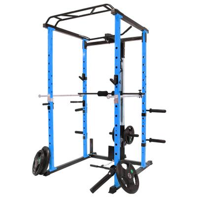 China Home Use Power Cage with Optional Pull-Down Lat Attachment, Q235 Steel, 1000lbs Capacity, Customized Accept, Model 002, Smith Machine for sale