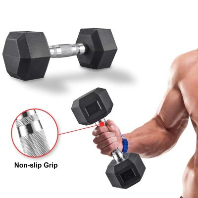 China Home\Gym\Sports Performance Rubber Hex Heavy Dumbbell Set 30 Kg 40 Kg 50 Kg Weightlifting Gym Equipment No Logo RTS Dumbbell Set In Stock for sale