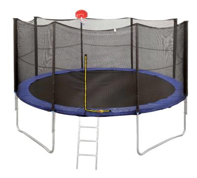 China With Sale Inflatable Round Trampoline Protective Net 14ft Net Manufacturers Park Kids Children Children Adults Cheap Bounce Big Jumping House for sale