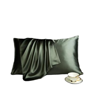 China Mulberrry Disposable Silk Pillowcases 22mm Pure Silk Pillowcase With Zipper for sale