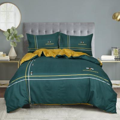 China Bedding Sheet Set Cotton or Microfiber Anti-Static Luxury Bedding Set Duvet Cover Digital Printing Custom Bed Sheet Fitted Sheet Set for sale