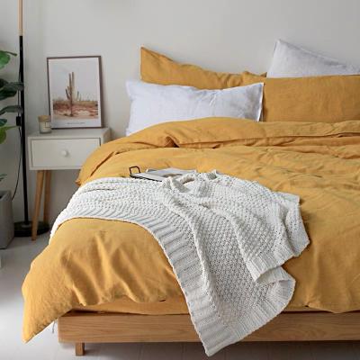 China Super Soft 100% Natural Anti-bacteria Hemp Sheet Bedding Set for sale