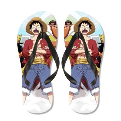 China Summer flip flops fashion trend fashion trend anime unisex slippers wholesale ONE PIECE flip flops beach sandals for sale