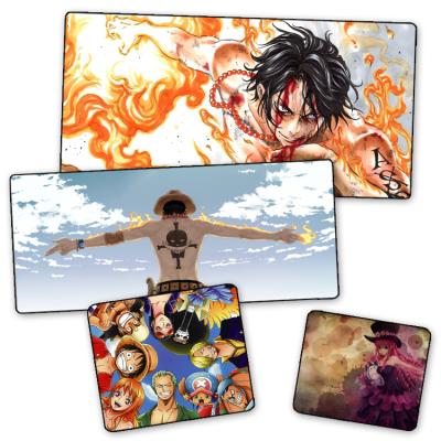 China ONE PIECE Promotional Wholesale Custom Gaming Mouse Pad Anime 3D Mousepad Mouse Pad Keyboard Pad Large Cartoon for sale