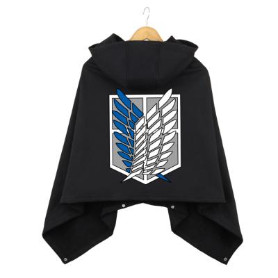 China Cotton Customized Japanese Anime Attack on Titan Scouting Body Coat OEM Anime Cloak Cosplay Costume for sale