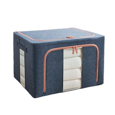 China Modern Large Capacity Clothes Storage Bag Under Bed Storage Container Clothes Storage Box Organizers For Blankets for sale