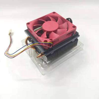 China Original High Quality Cooler Cooler Heatsink 4pin Temperature Controllable Amd CPU Amd Processor Red Fan for sale