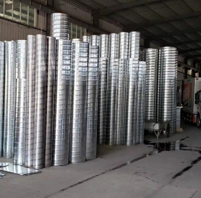 Chine Duct d'air galvanisé en spirale pour les besoins en climatisation de chambre de style industriel à vendre