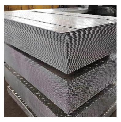 China Customizable 40g/m2 Zinc Layer Mid Hard Galvanized Pattern Steel Plate 1.5*1250mm for sale