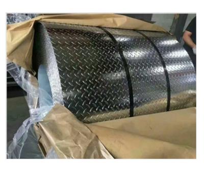 China ISO9001 Certified DX51D Galvanized Pattern Steel Plate 5.75*1250mm Z41-Z60 Coating for sale