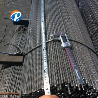 China Steel Grid Construction And Steel Grating Twisted Bars for sale